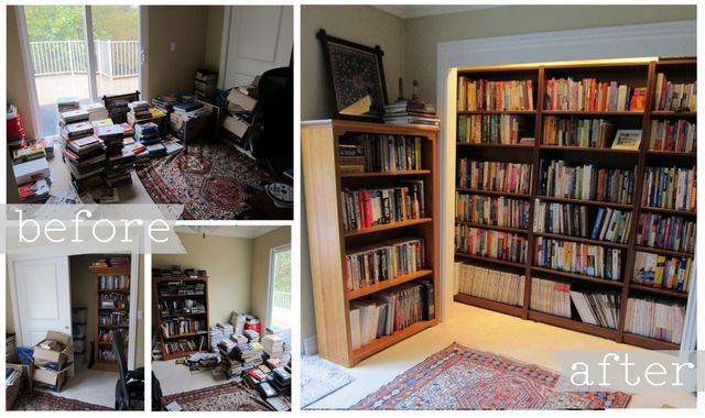 Before After Of Organized Spaces, Organizing Living Room Before And After