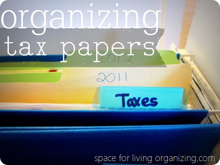 Organizing Your Paper Party | Space for Living Organizing