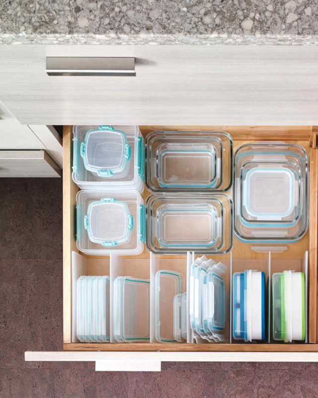 Maximize your snack drawer with airtight containers + drawer dividers for a  clutter-free space. 📸: @thisorganizedchaosnj #therealm_ks…